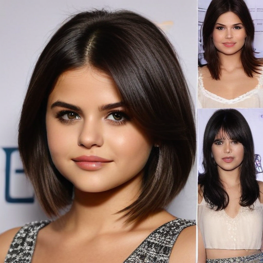 layered selena gomez haircut