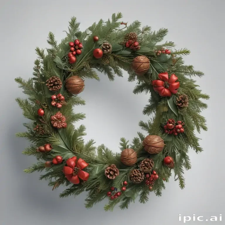 christmas wreath transparent