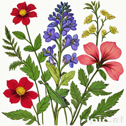 free wildflower clipart