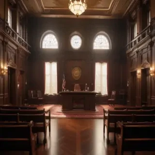 court room background