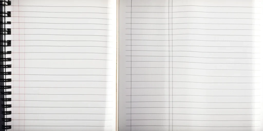 notebook page background
