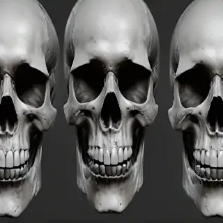 transparent skull png