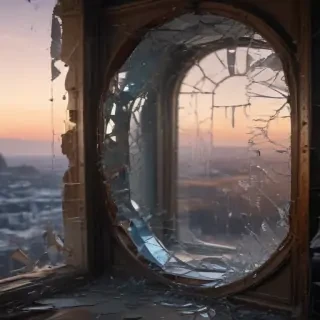 wallpaper broken glass