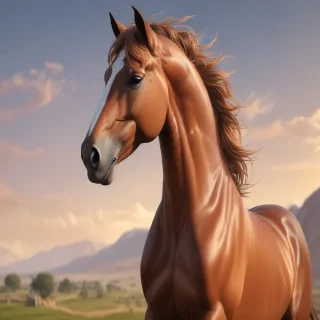 cartoon horse