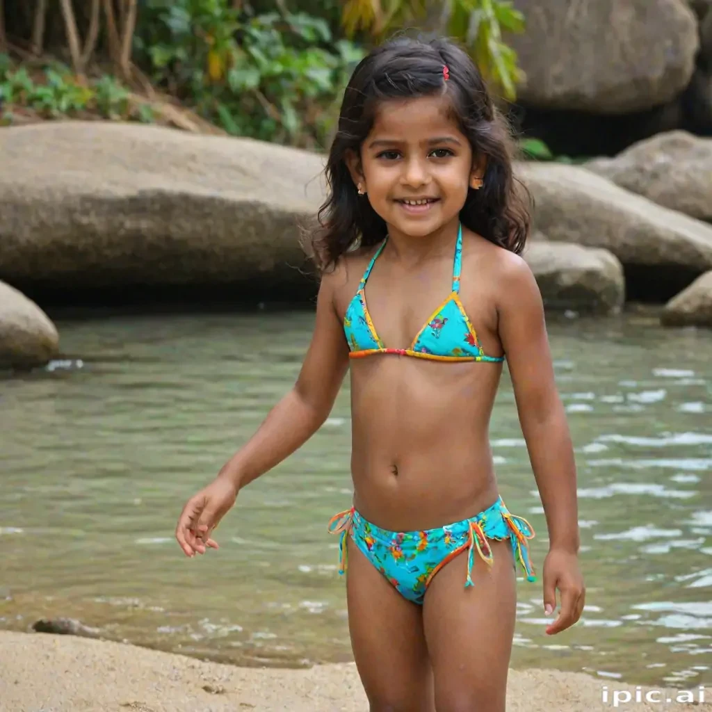 indian kid bikini