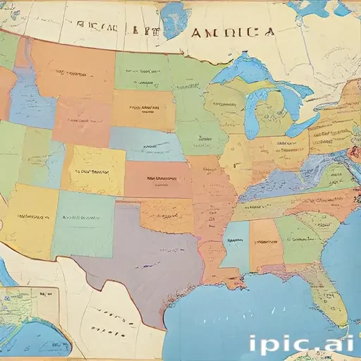 map of the united states of america