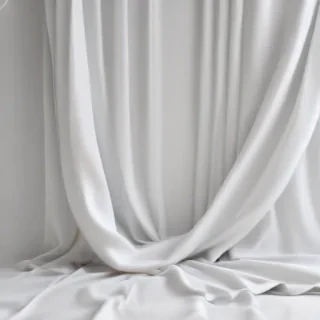 white fabric background