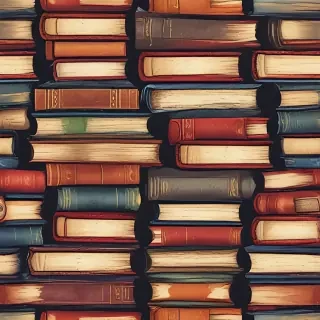 stacked books clip art