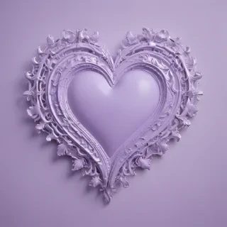 light purple heart wallpaper