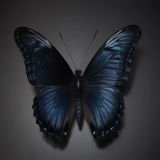 black butterfly
