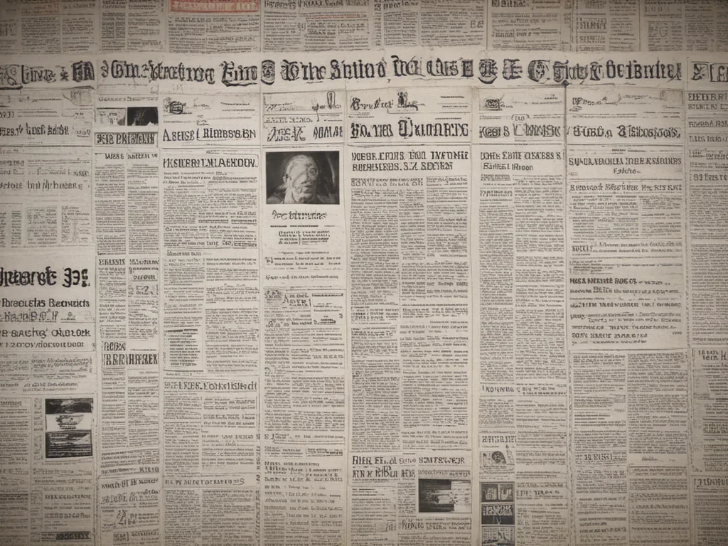 newspaper paper background