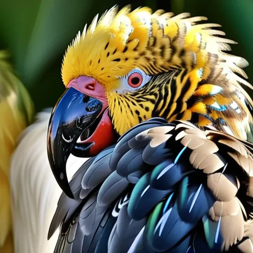 preening