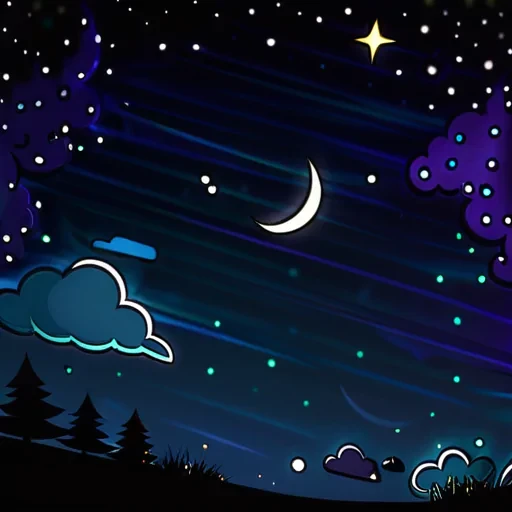 night time background