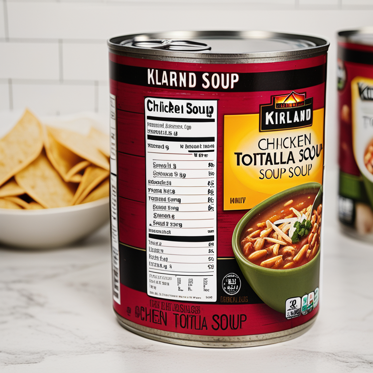 kirkland chicken tortilla soup nutrition