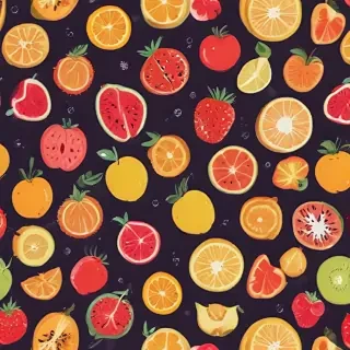 aesthetic fruit background