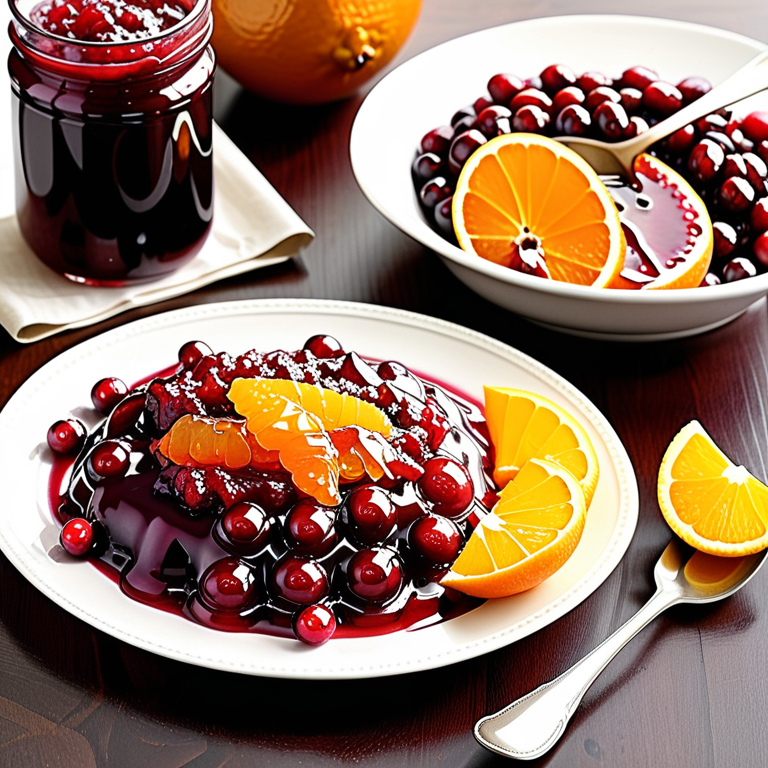 cranberry sauce with orange marmalade