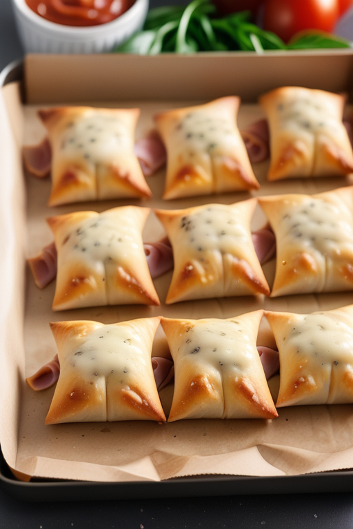 ham and cheese pizza rolls