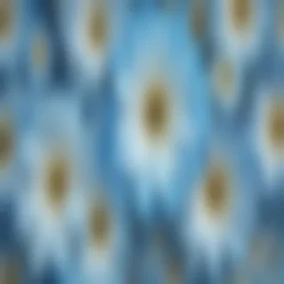 flower background blue
