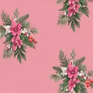 christmas wallpaper pink