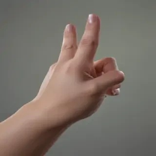 point finger png