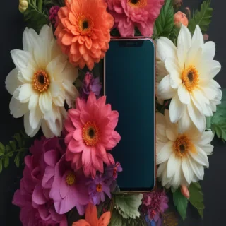 floral phone wallpaper
