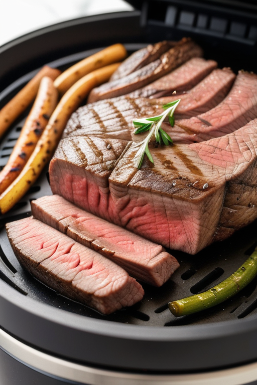 air fryer flat iron steak