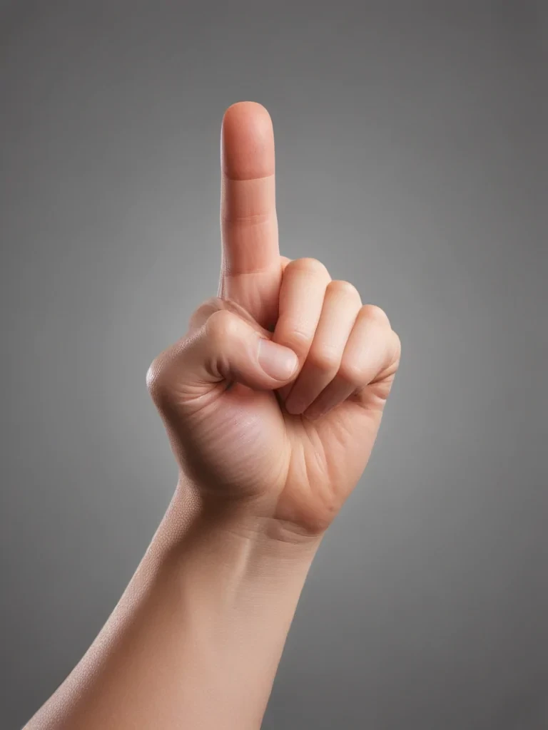 finger pointing png