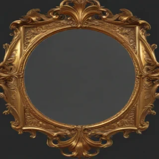 golden frame png transparent