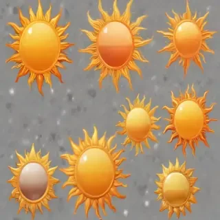 sun clip art transparent background