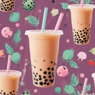 bubble tea wallpaper