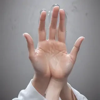 transparent prayer hands