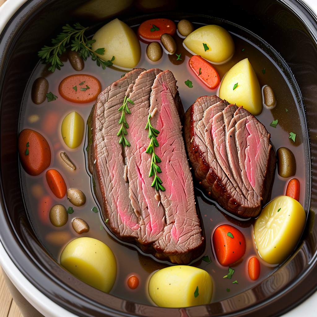 sirloin tip roast crock pot slow cooker