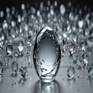 sparkling transparent