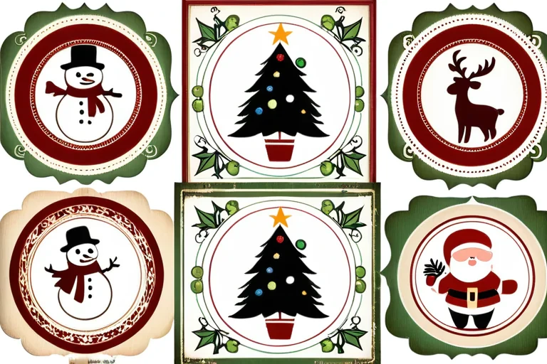 vintage christmas printables free