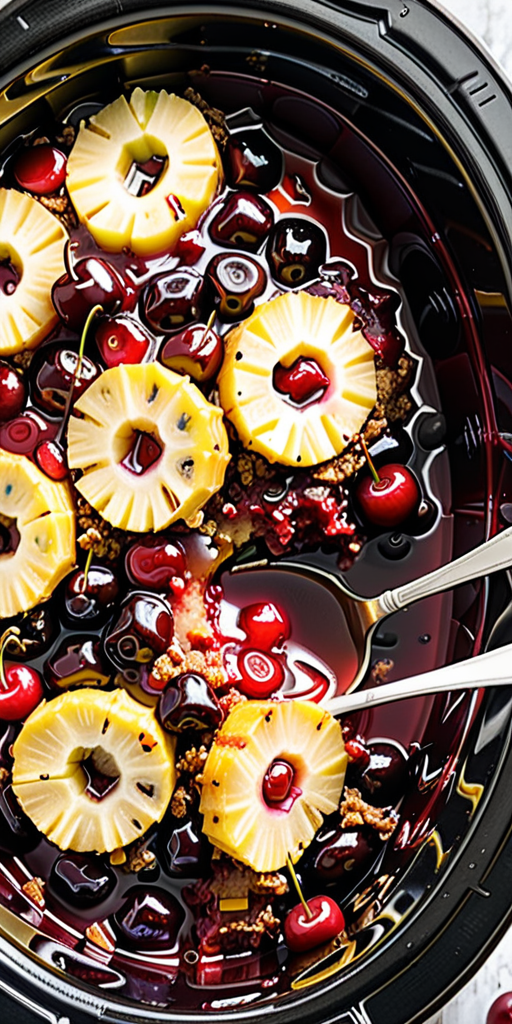 crock pot dump cake cherry pineapple