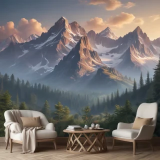 aesthetic mountain wallpaper
