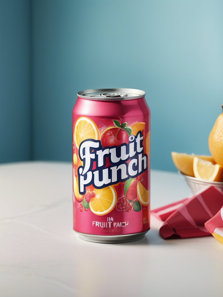 fruit punch in a can