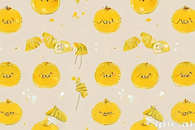 cute yellow background