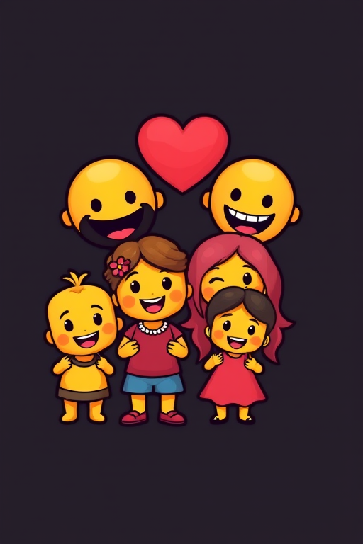 family emojis
