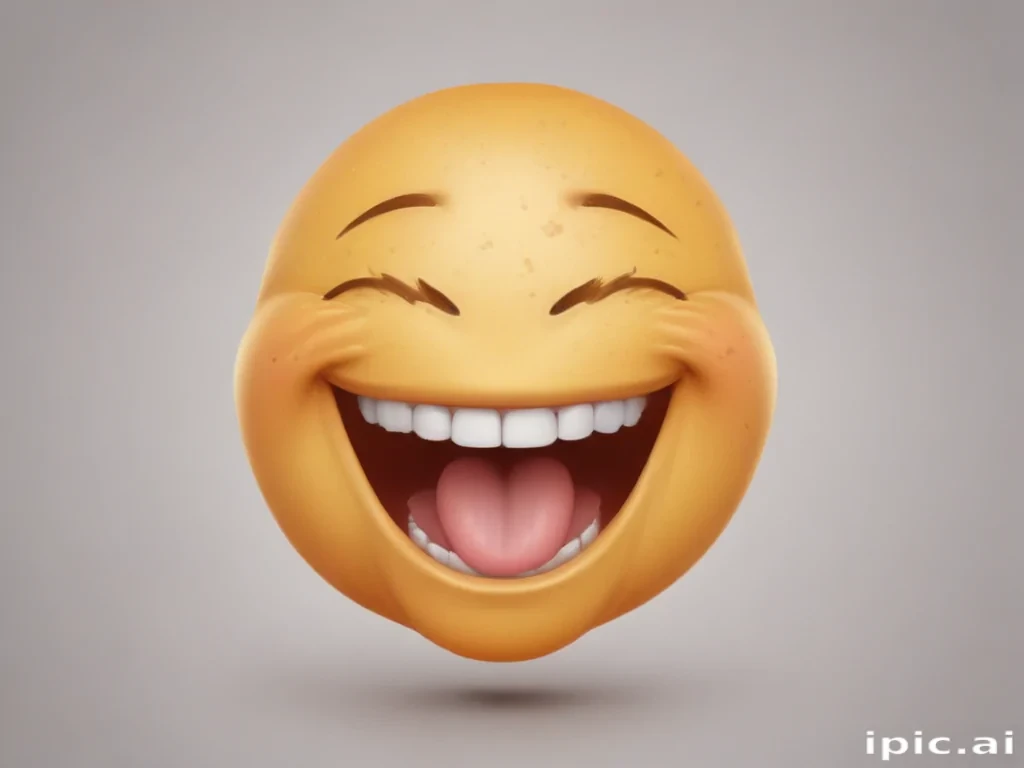 laugh emoji transparent background