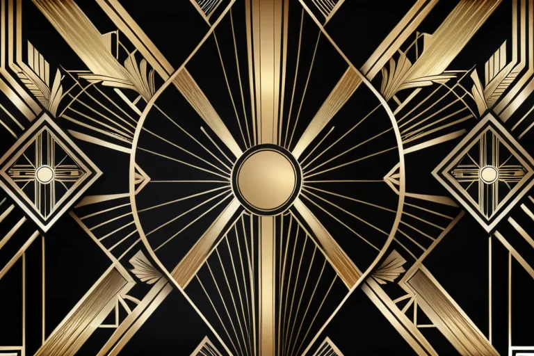 art deco background