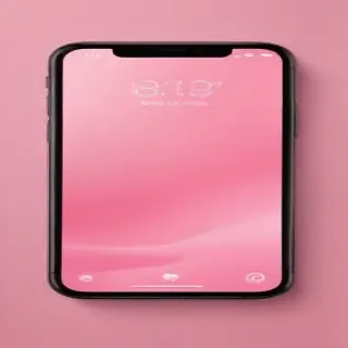 pink home screen