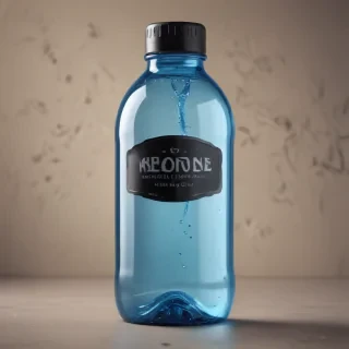 water bottle mockup