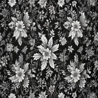 black with white pattern
