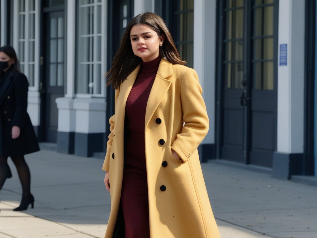 selena gomez coat only murders in the building