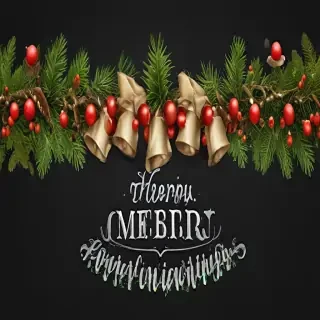 merry christmas transparent background