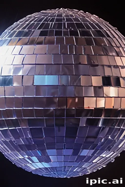 transparent disco ball
