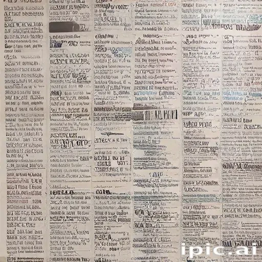 ripped newspaper png