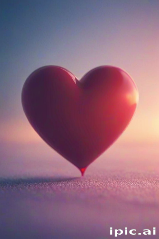 blurry heart wallpaper