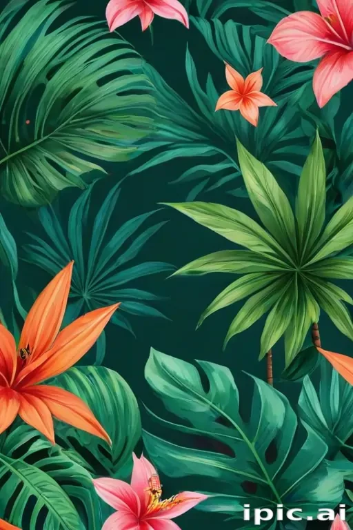 tropical wallpaper iphone